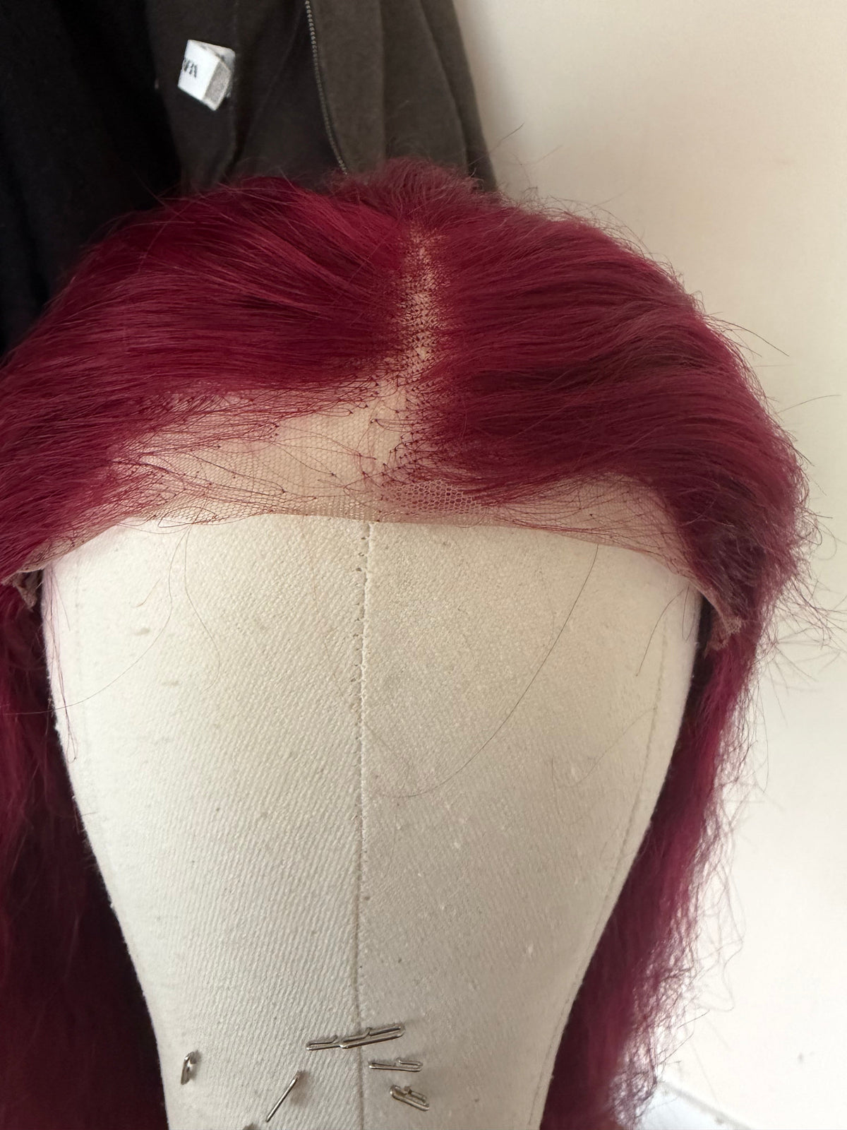 Burgundy 99J 7x5 Closure Wig