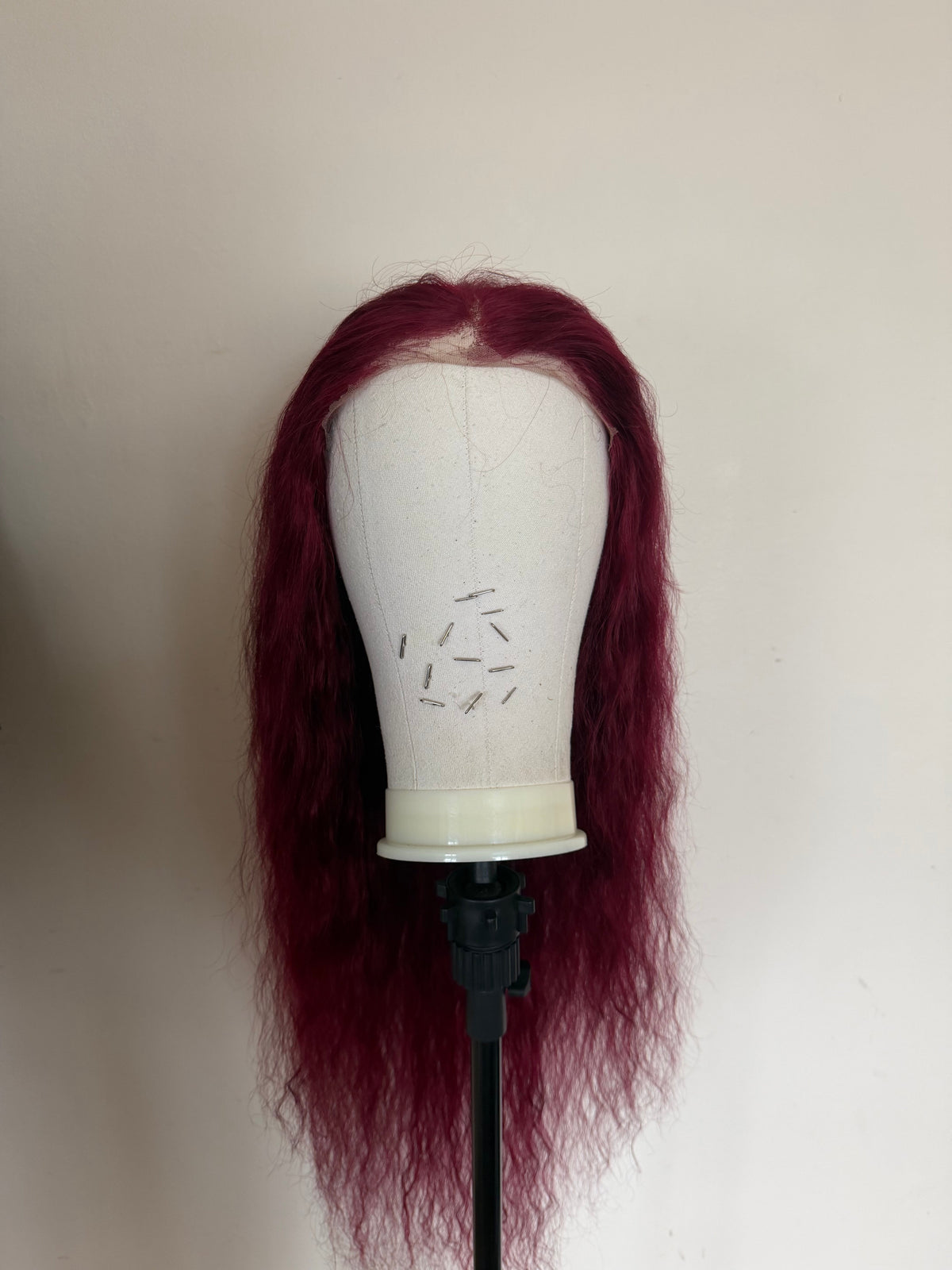 Burgundy 99J 7x5 Closure Wig