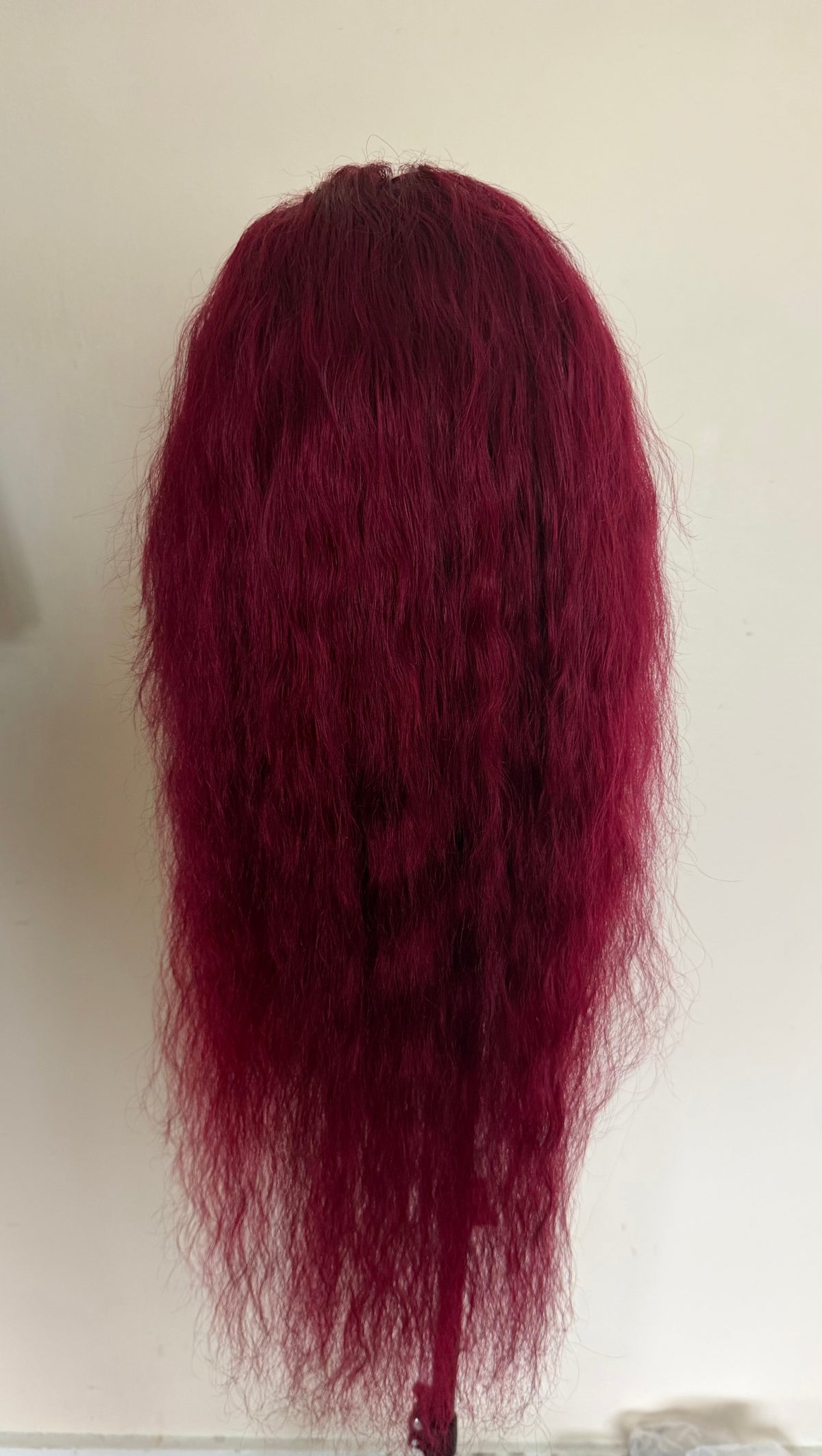 Burgundy 99J 7x5 Closure Wig